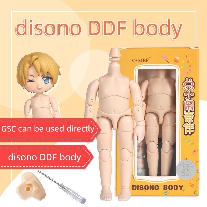 Кукольное тело Disono DDF OB11 с шарнирным телом можно подключить к ГСК-глине | Игрушки и