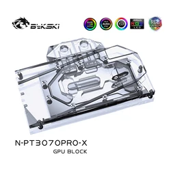 Bykski – bloc d'eau GPU pour carte graphique Palit RTX 3070 3060Ti Gaming Pro OC, couverture complète, radiateur en cuivre A RGB/RGB N PT3070PRO X 