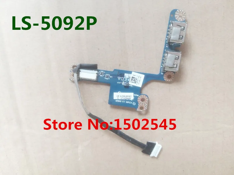 For DELL Inspiron mini10 original laptop USB interface board USB board with cable LS-5092P 0G303T DC02000SP00