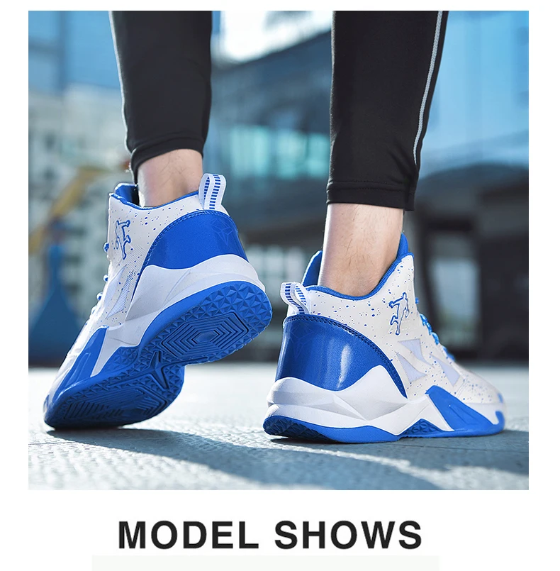 Men Basketball Shoes Athletic Sneakers Street Trainer Sports Shoes Outdoor Classic Basketball Shoes Plus Size 36-46 for Women