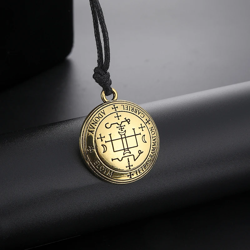 Teamer религиозные Rope Chain Ангел Для мужчин кулон Цепочки и ожерелья Архангел Майкл