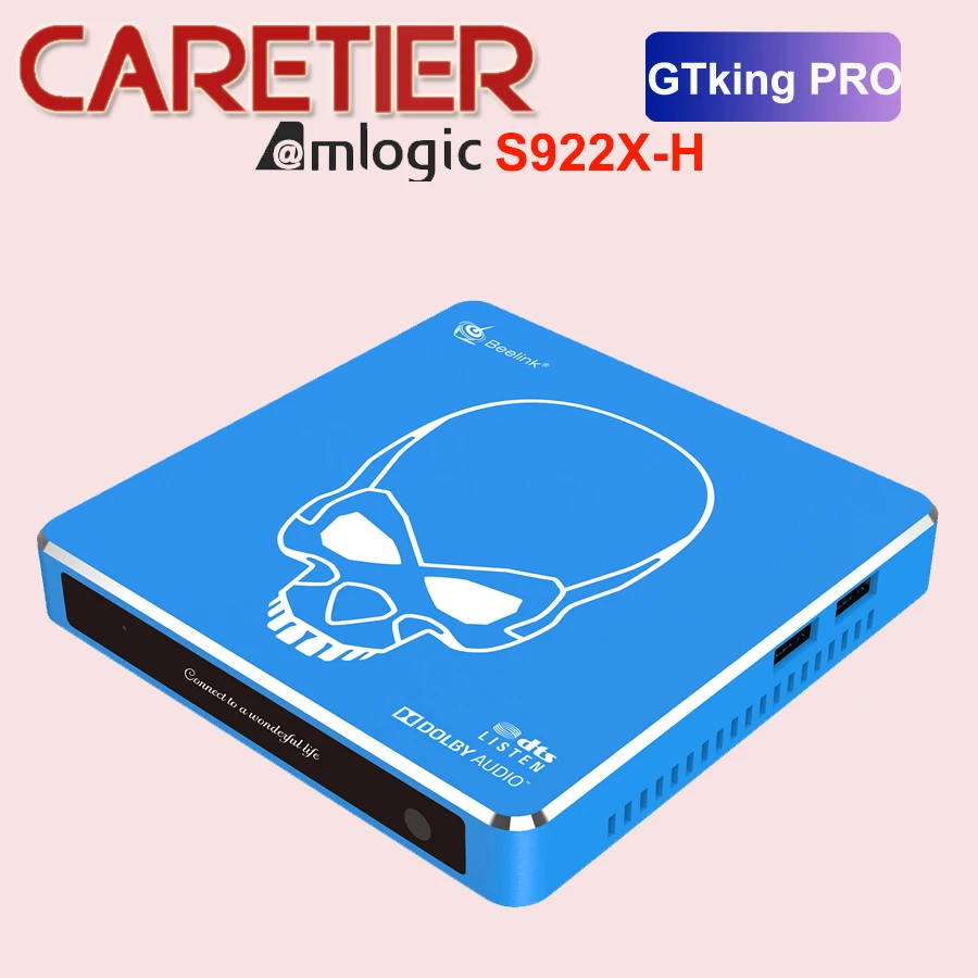 Beelink GT-King Pro Android 9,0 Smart tv BOX 4 Гб 64 Гб Amlogic S922X-H BT 4,1 2,4 ГГц+ 5,8 ГГц Hi-Fi без потерь звук ТВ коробка