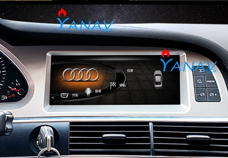 Магнитола Capcitive для Audi A6 2005-2009 с сенсорным экраном GPS-навигацией радио Android