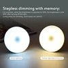 6 LEDs Touch Sensor Night Light Flashlight Magnetic Base Wall Lamp USB Charged Circle Portable Dimming Night Lamp ► Photo 3/6