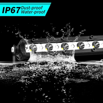 

Waterproof Work Light For SUV 6000K 3600LM Motorcycle Parts Car 12LED Ultra-Slim