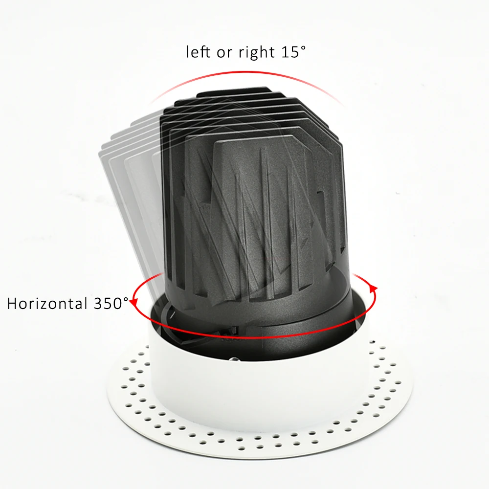 COOJUN Focos Потолочный точечный светильник LED Плафон Opbouw Рамка 220V Витрина 5W 7W 12W 20W