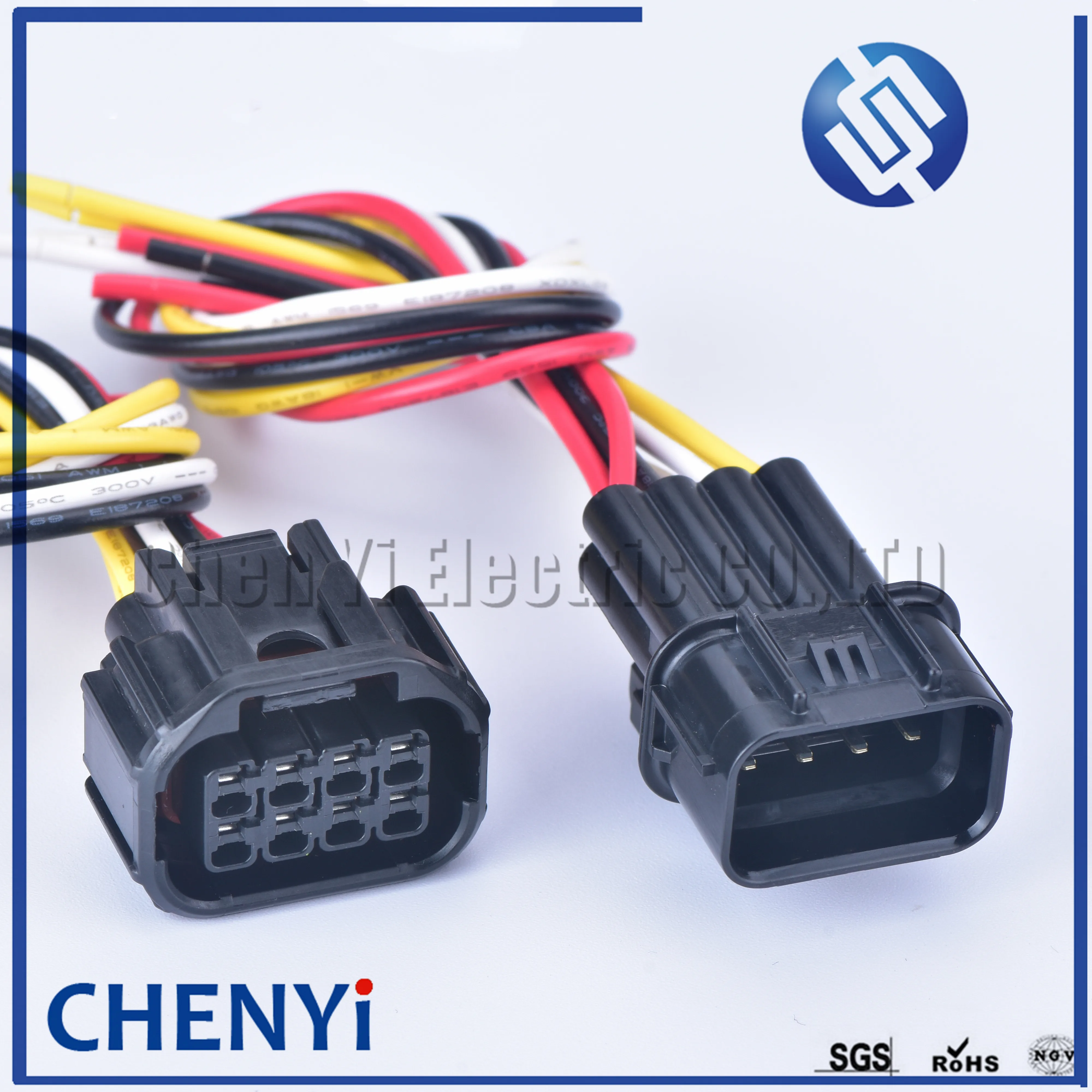 

8 pins auto waterproof connector male female LED headlight speaker plug engine harness electrical connector 6189-7423 6181-6850