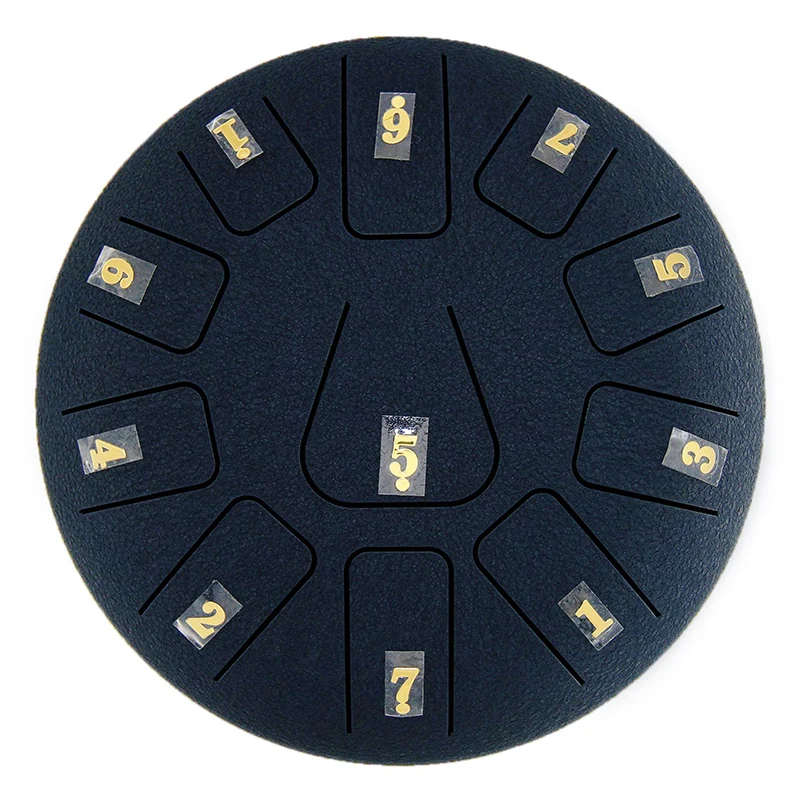 8 Inch 11 Tones Steel Tongue Drum with 1 Pair Mallets Storage Drum Bag Percussion Musical Instruments Hand Pan