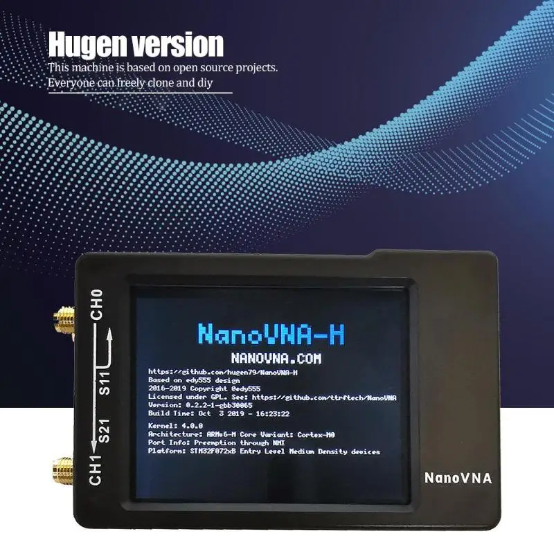 

Vector Network Analyzer MF HF VHF UHF Tester PCB 2.8-inch Digital Display 50KHz-900MHz Shortwave Antenna Meter 85.5x54x11mm