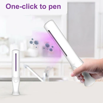 

USB Portable Sterilize UV Light Home Handheld Protection Disinfection Germicidal UV Lamp Wand for Textiles, Plastics, Clothing