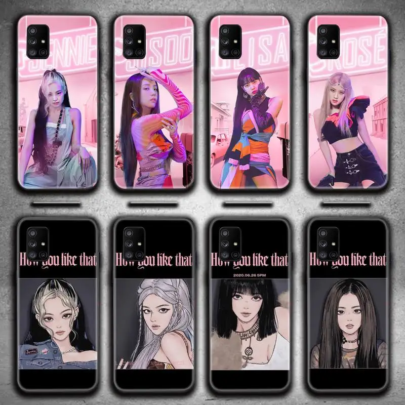 TOPCASHOP BLACKPINKS LISA Phone Case For Samsung Galaxy A52 A21S A02S A12 A31 A81 A10 A30 A32 A50 A80 A71 A51 5G | Мобильные