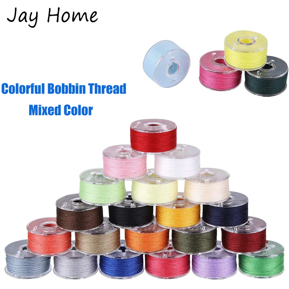 

5/36 Colors Sewing Bobbin Thread Embroidery Needlework Sewing Machine Thread Bobbins DIY Crafting Hand Sewing Thread Accessories