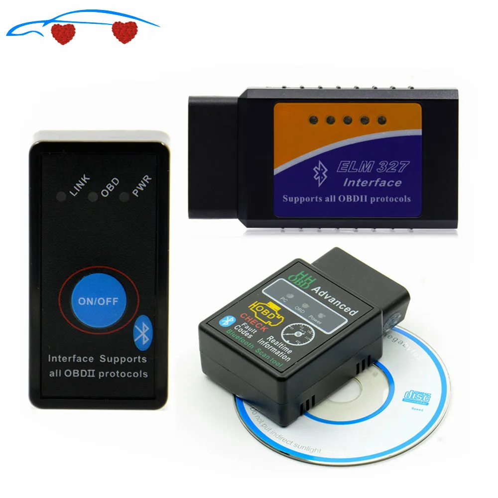 Super Elm327 Bluetooth Obd2 V2.1 Elm 327 Mini Obd2 Scanner Diagnostico Per Auto Elm-327 Lettore Di Codici Obdii Strumento Diagnostico Automatico