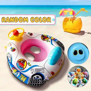 comprar Verão Bebê Inflável Piscina Anel Volta Assento De Natação Flutuador Barco Bebê Nadar Piscina Brinquedos Carro Forma Auxílio Treinador Com Roda Chifre