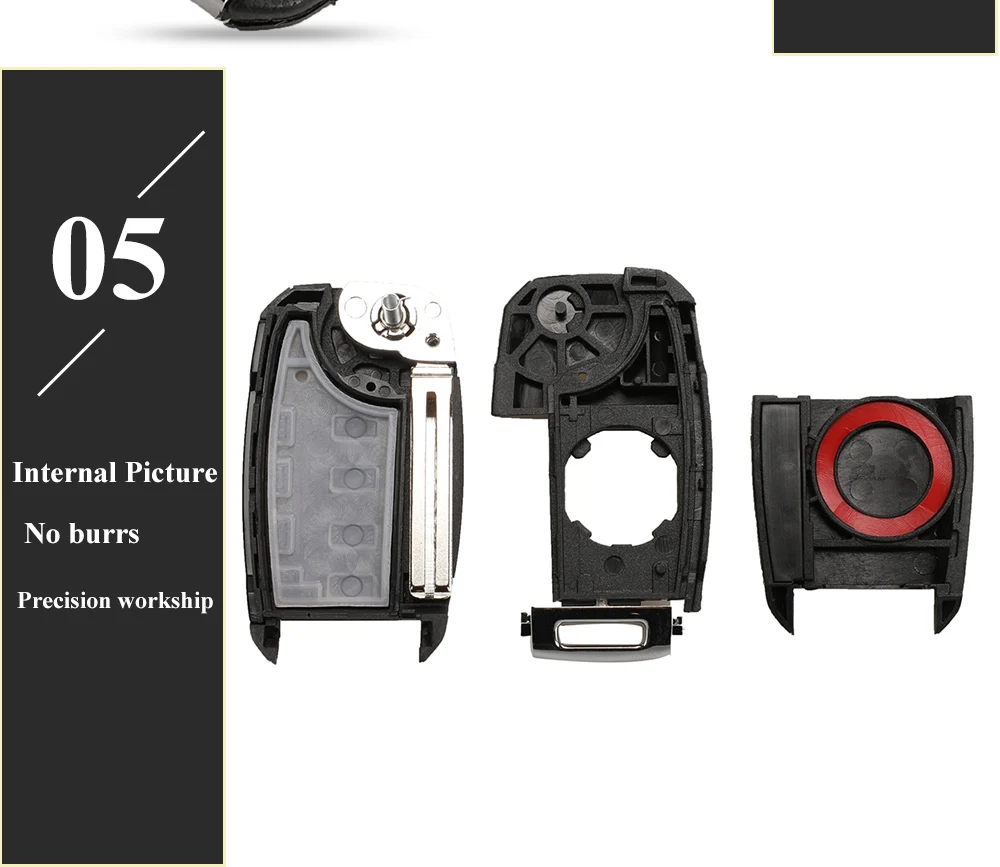 Keyforkess 3/4BT Flip Remote Car Key Shell per Kia Carens Ceed Rio Sportage Optima Sorento Cerato Soul Forte Seltos custodia Fob - H6917da3c323d44b3a658c327e2770268F