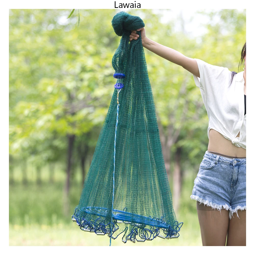 

Lawaia Fishing Net Wholesale Cast Nets Fly Cast Net Hand Throw Fishing Network Hand Throw Catch Fish Network Fishing Net Tool