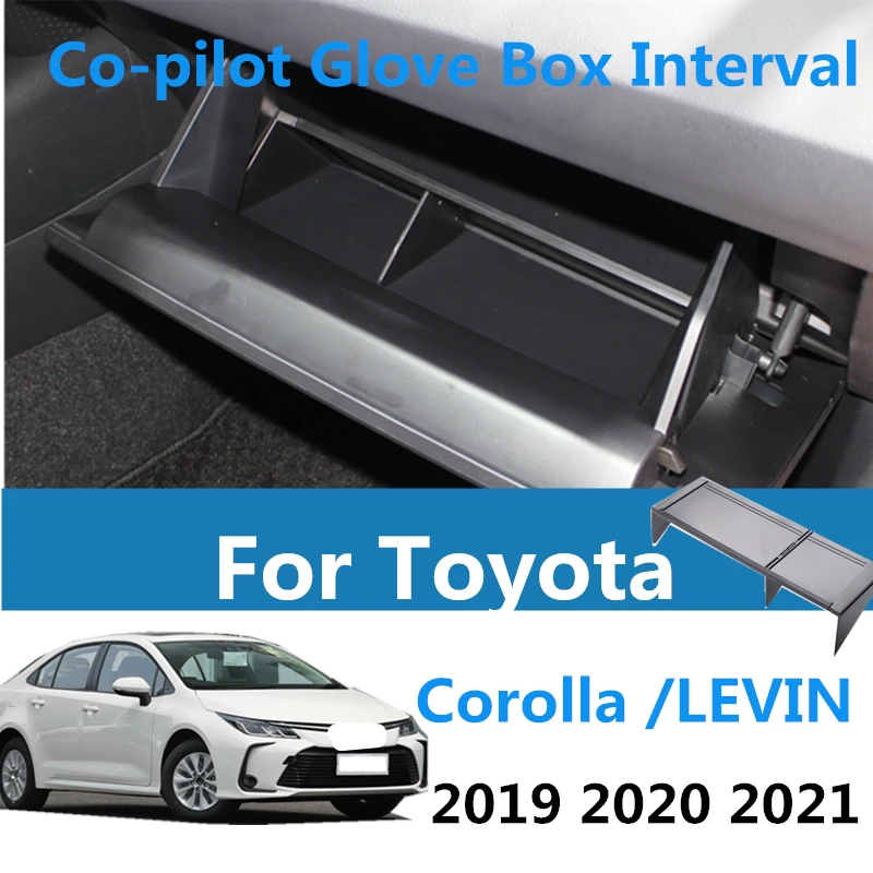 Co Pilot Glove Box Interval For Toyota Corolla 2019 2020 2021 Toyota LEVIN Car Glove Storage 