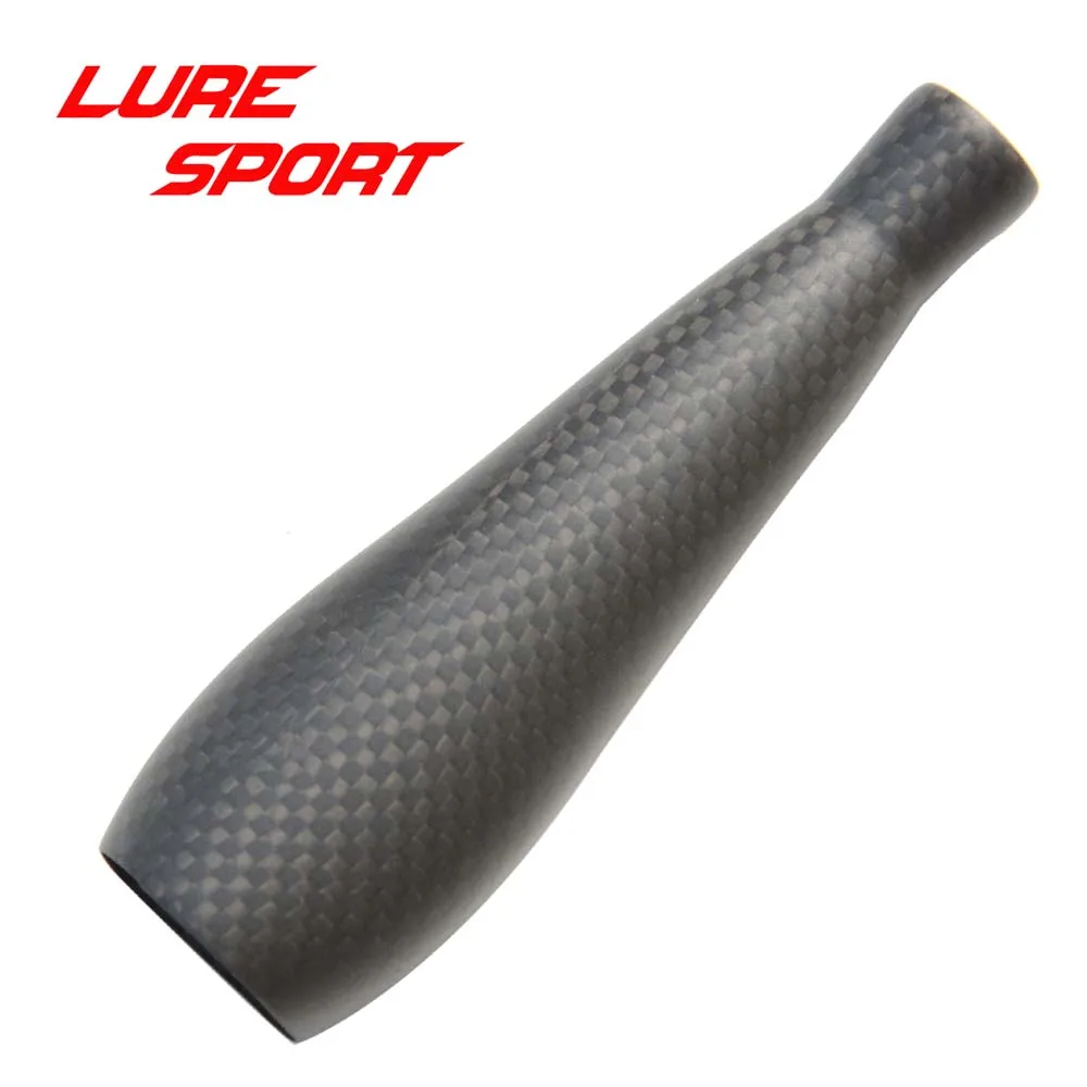 LureSport 2 шт. тканая углеродная ручка 11 см полукруглая поперечная секция 3K стержень