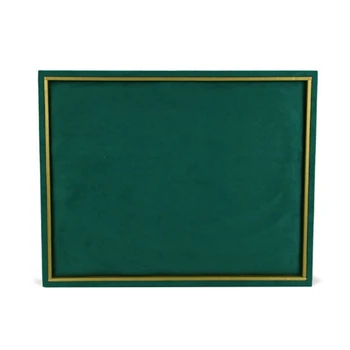 

PU Jewelry Display Tray with Microfiber Ring Necklace Earring Bracelet Display Stand for Showcase Jewelry Organize