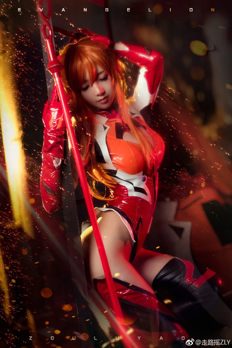 Neon Genesis Evangelion Asuka Langley Soryu Pilot Suit Cosplay Costume