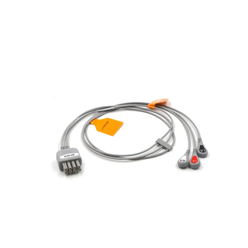 Быстрая! BERRY Nihon Kohden BR903 ECG свинцовая проволока 3 свинца
