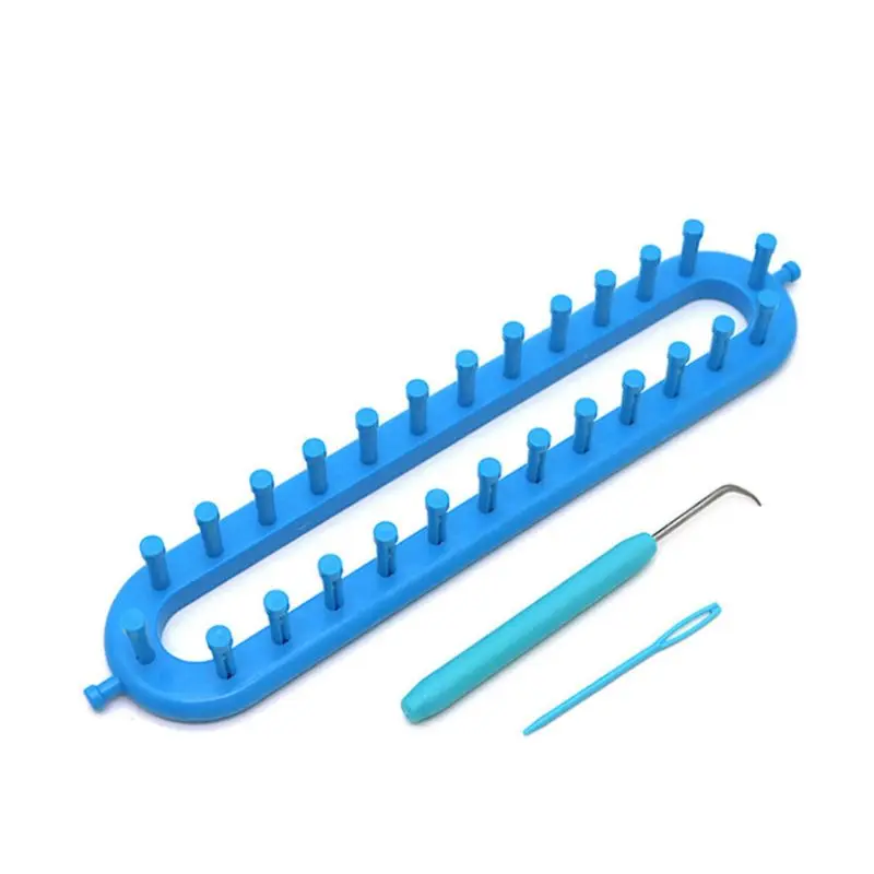 4 Size Long Knitter Knitting Loom Kit Needles Hook Sewing Tool for Shawl Scarf High Quality and Brand New