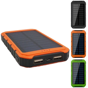 

Solar panel sunpower battery 30000mah solar celles universal Phones power bank Charger Outdoors External