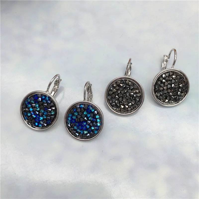 Ms Betti 2021 Round Drop Earrings Austria Crystals New Design Girl's Gift For Women Wedding Party Jewelry
