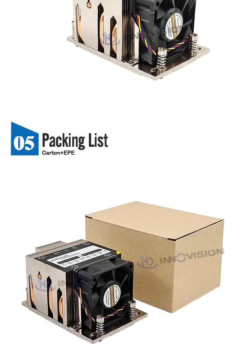 Novo lga4049 2u amd sp3 cpu heaisink