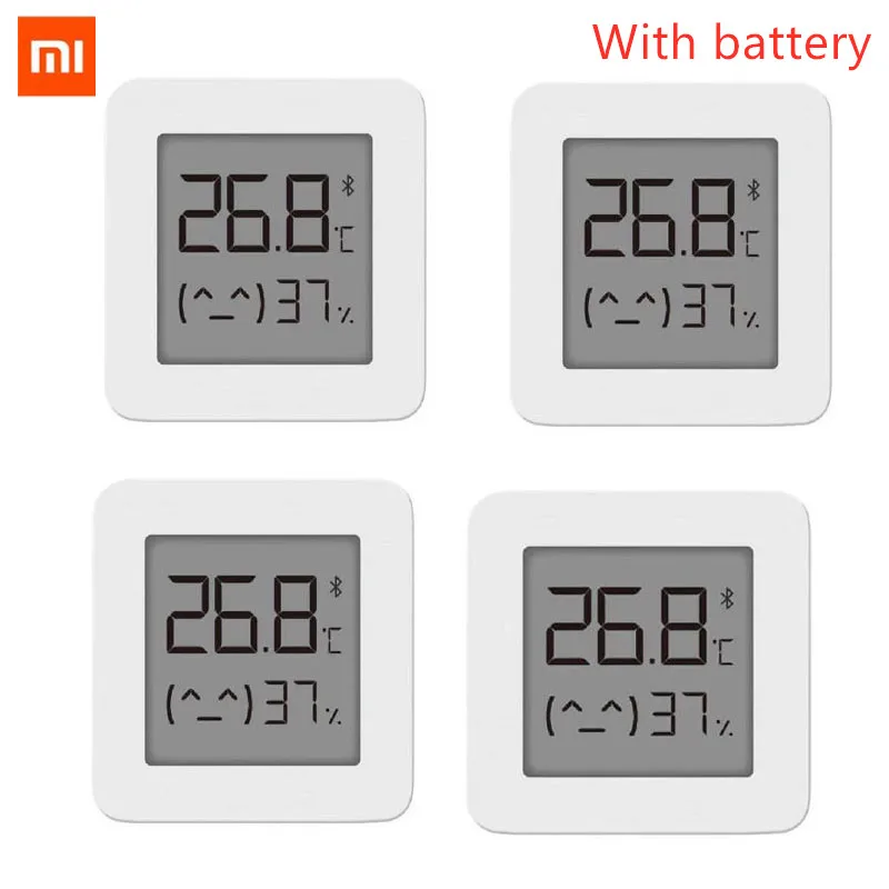 Termómetro digital eléctrico Xiaomi Mijia 2, termómetro inteligente inalámbrico con Bluetooth, higrómetro para Mijia App