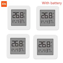 XIAOMI-termómetro Digital eléctrico inteligente Mijia 2, higrómetro inalámbrico con Bluetooth, funciona con la aplicación Mijia