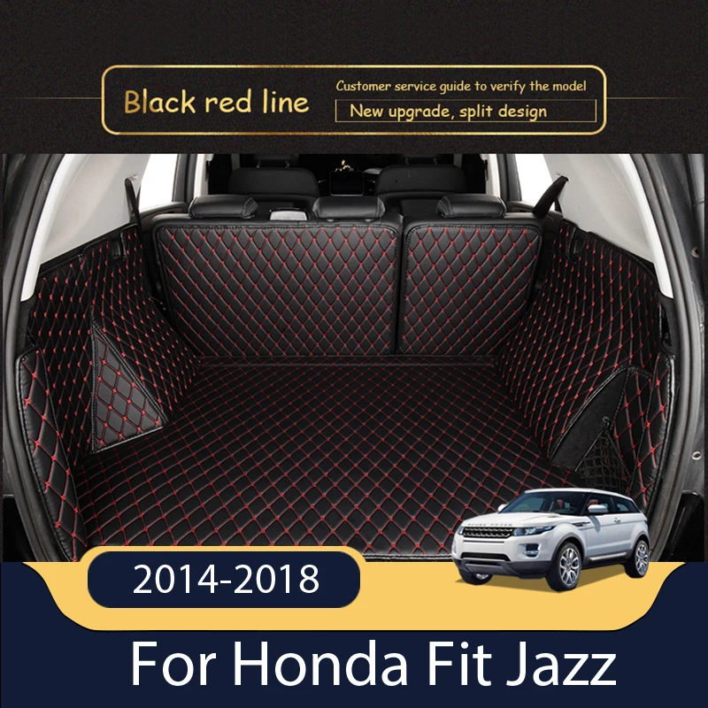 Подкладка для багажника автомобиля коврик защитный задний Honda Fit Jazz (5 мест) 2014 2015