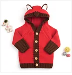 ARLONEET winter Plush and velvet warm Vest Coat Baby Girl Boy Cartoon Waistcoat parkas Jacket Thick Outerwear Clothes CA01