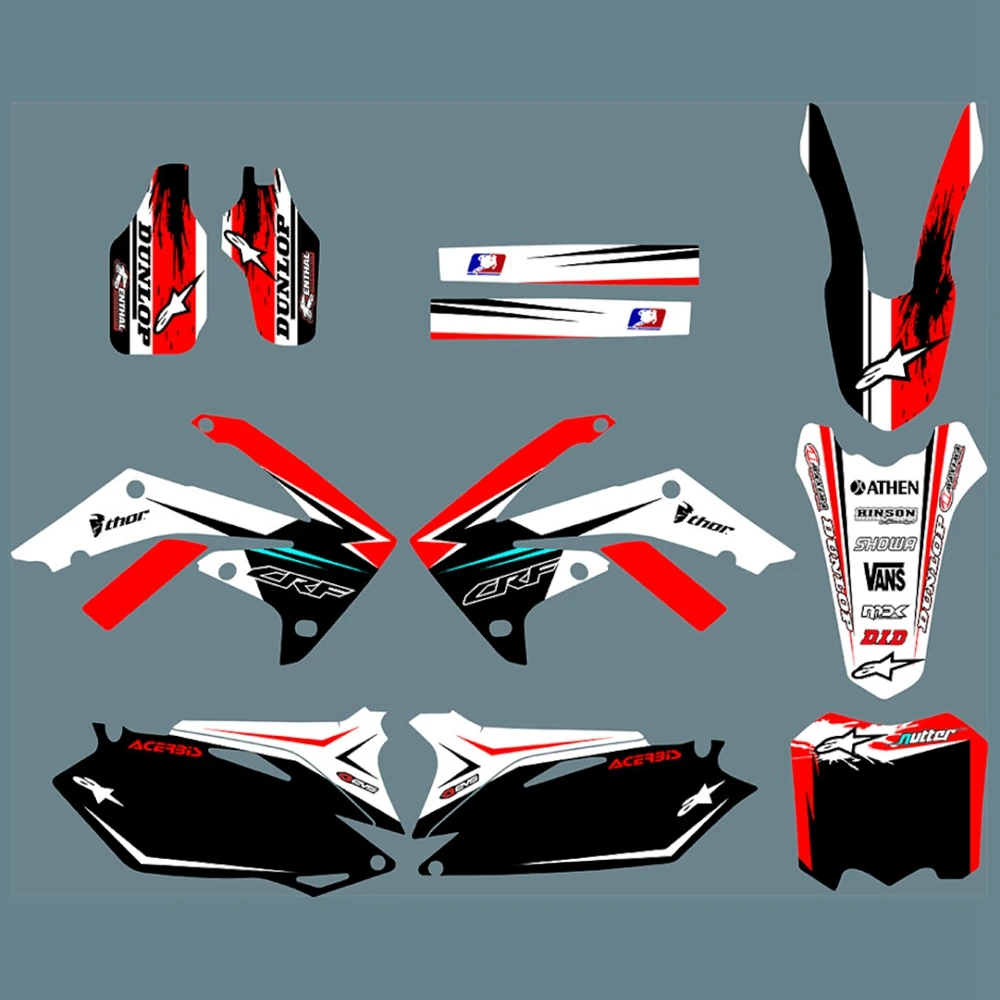 

New Full Graphics Decals Stickers Custom Number Name Glossy Bright Stickers Waterproof for KTM 125-525 SX 2011-2012