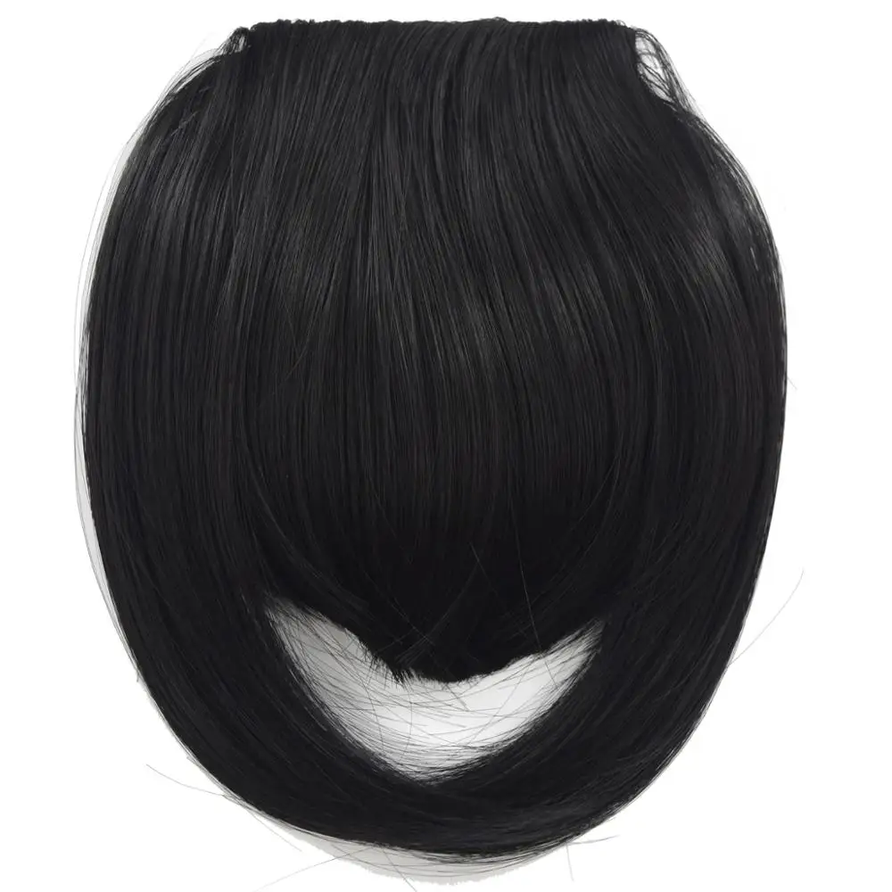 Hair-Extension Hairpieces Neat-Fringe Heat-Resistant Blunt-Bangs Synthetic-Hair TOPREETY