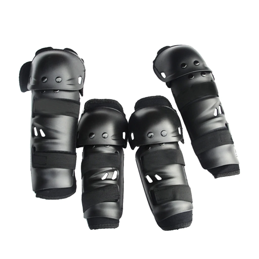 2 Pair Motorcycle Motocross Bike Cycling Racing Elbow Knee Pads Protector Guard