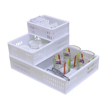 

Universal basket can stack storage box storage basket sundries storage basket cosmetic box plastic square plate rectangle