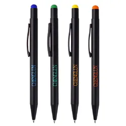 Stylo à bille multifonction créatif à Double tête en métal, stylo capacitif pour étudiants, papeterie scolaire et de bureau 
