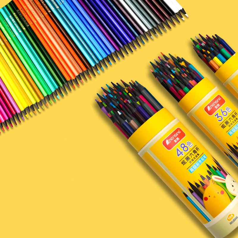 

Advanced Color Pencil Set Environmental Wood-free Oil Lead Crayons Colored Pencils Cute Art Supplies for Drawing Painting Sketch