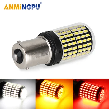 

ANMINGPU Signal Lamp 1156 BA15S P21W Led BAU15S PY21W Lamp 3014SMD T20 7440 W21W Led Bulbs Turn Signal Lights Backup Light 12V