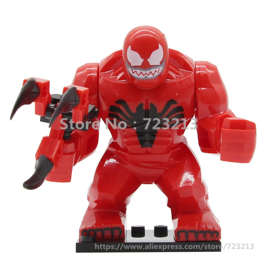 Одиночная Venom 7 см Анти-Веном Carnage Росомаха Marvel супергерой из фильмов строительные блоки кирпичи модель игрушки для детей - Цвет: XH891