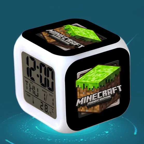 11 Цифровой Детский будильник Led reloj despertador мультфильм детская игрушка красочные светящиеся wekker электронные настольные часы Пробуждение свет - Цвет: 11