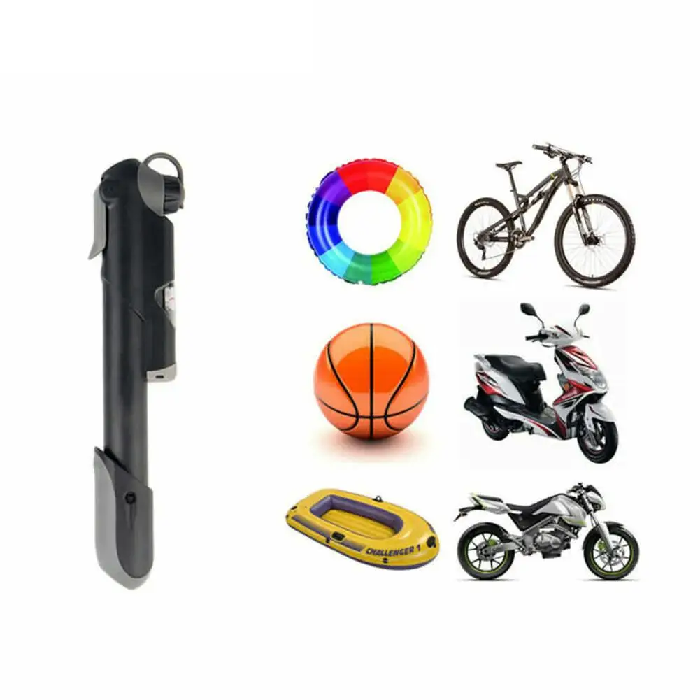 Пластиковый насос для велосипеда, насос для горного велосипеда MTB, воздушный насос для шин, баскетбольное кольцо для плавания, мотоциклетный насос AV/FV 120 PSI