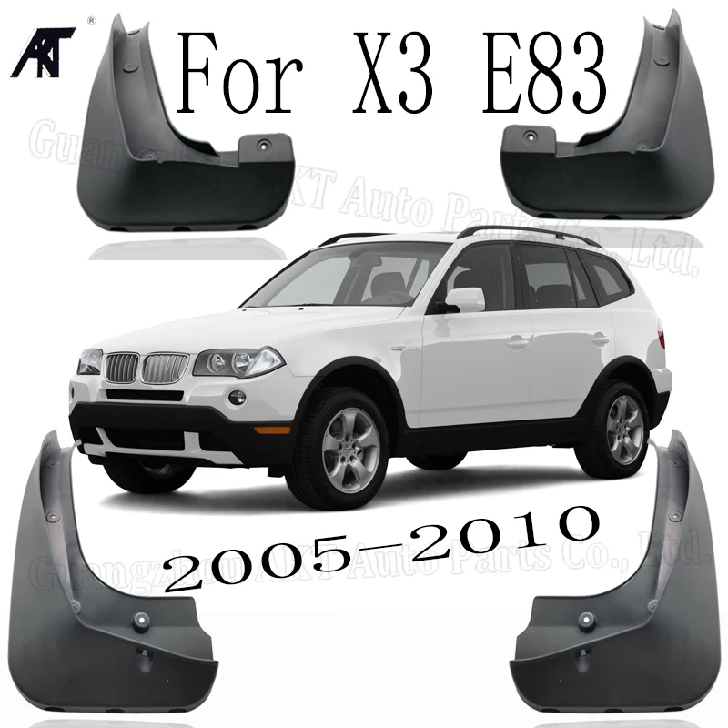 MOLDED MUDFLAPS FIT FOR BMW X3 E83 2007 2008 2009 2010 MUD FLAP SPLASH GUARD MUDGUARDS FRONT