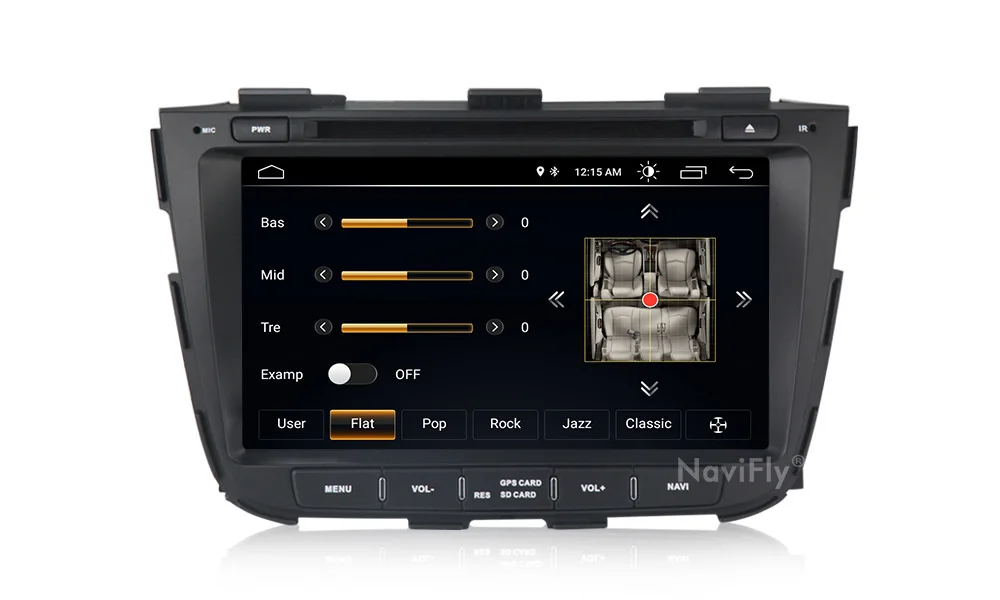Sale Navifly Android 8.1 car Multimedia DVD gps for Kia Sorento 2013 2014 car dvd 2 din radio player audio map BT stereo navigation 12