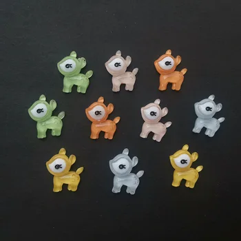

Resin flatback mini deer kawaii transparent small deer cabochons For Hair Bow Centers DIY Scrapbooking Decor