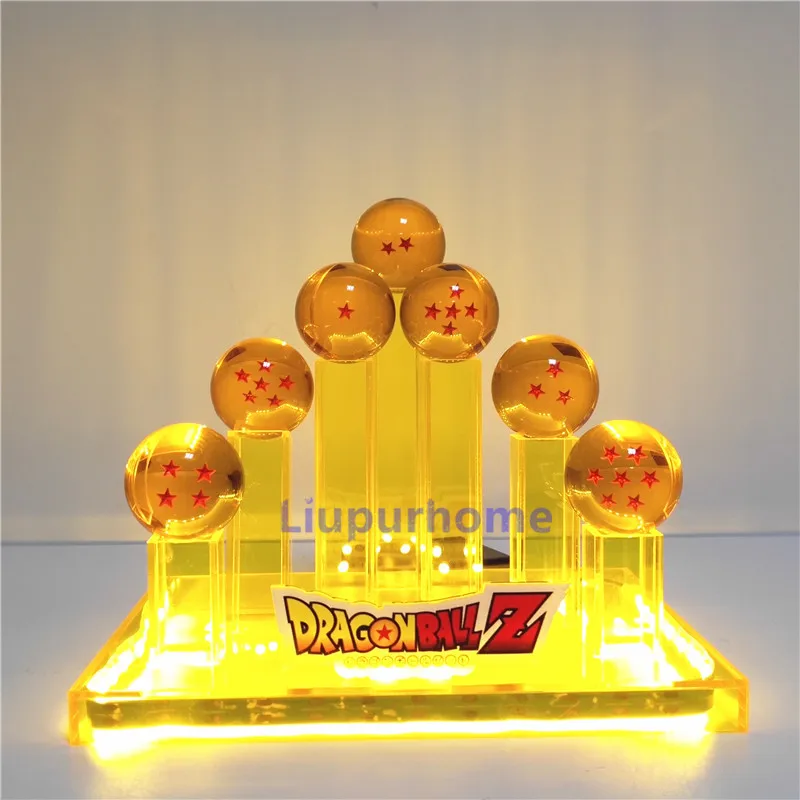 Dragon Ball Lampara Dragon Ball Z фигурка Shenron Goku светодиодный Lihgting декоративный Ночной светильник хрустальный шар DBZ Goku Shenglong игрушка