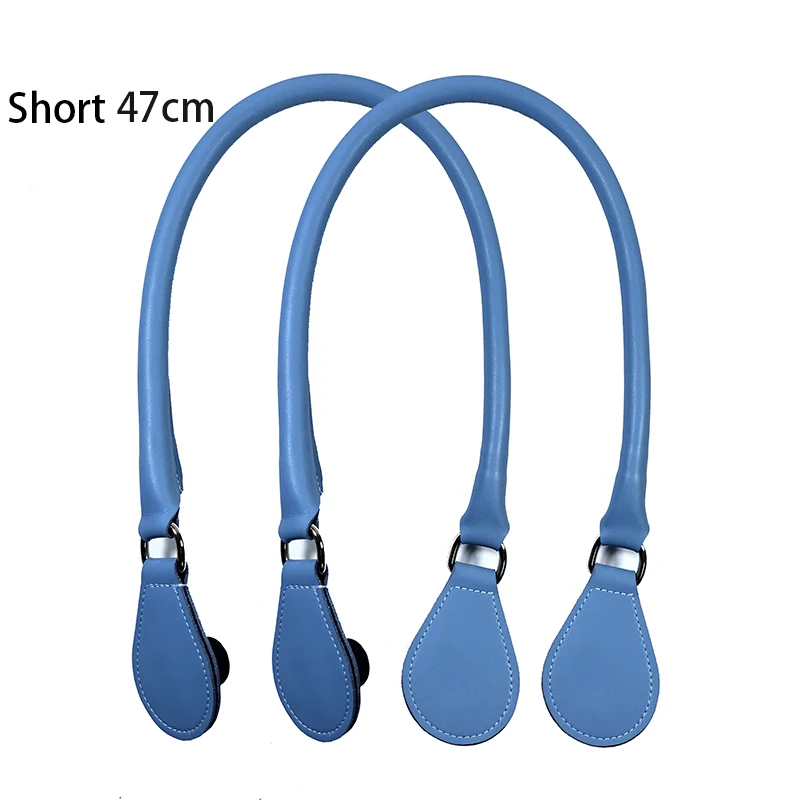 Short Long PU Round Belt Handle with D Buckle Drops handle straps for Classic Mini O Bag Obag silicon Accessories shoulder bag 