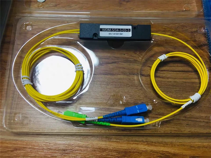 5 шт. 1*2 WDM Сплавленный сплиттер ABS RX1310/1490 TX1550 FWDM модуль FC/UPC FC/APC SC/UPC SC/APC ST LC FWDM фильтр ELINK