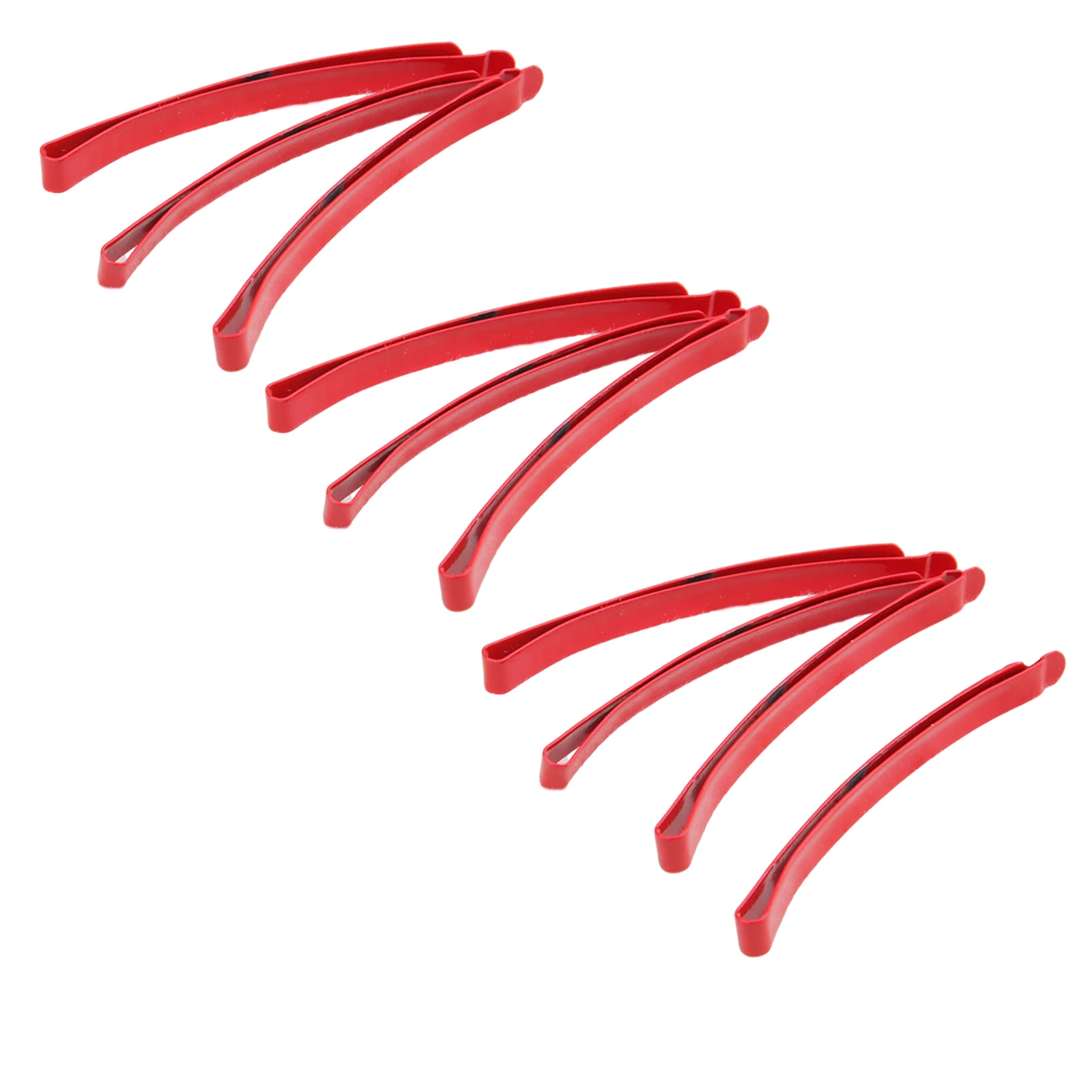 10Pcs Anime Red Hairpins Flat Style for Tokyo Ghoul Cosplay Props Headwear for Girl Women Hair Styling Party Daily Accessories